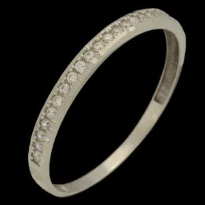 انگشتر طلا 18 عیار زنانه طلای مستجابی مدل  پشت حلقه آوا کد 6702