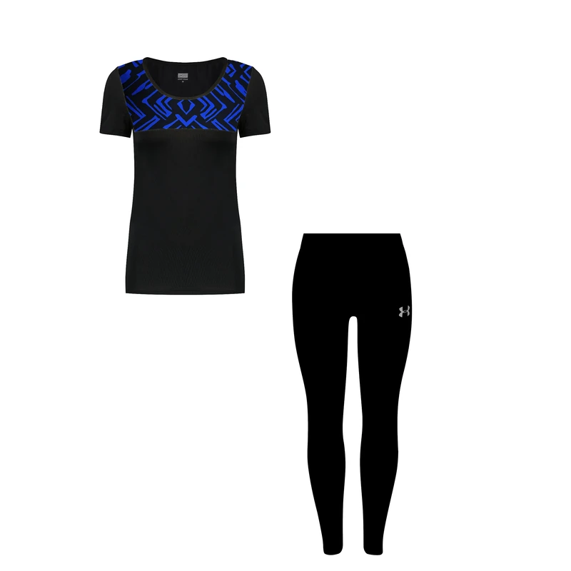 ست تی شرت و شلوار ورزشی زنانه مدل 4101-710102