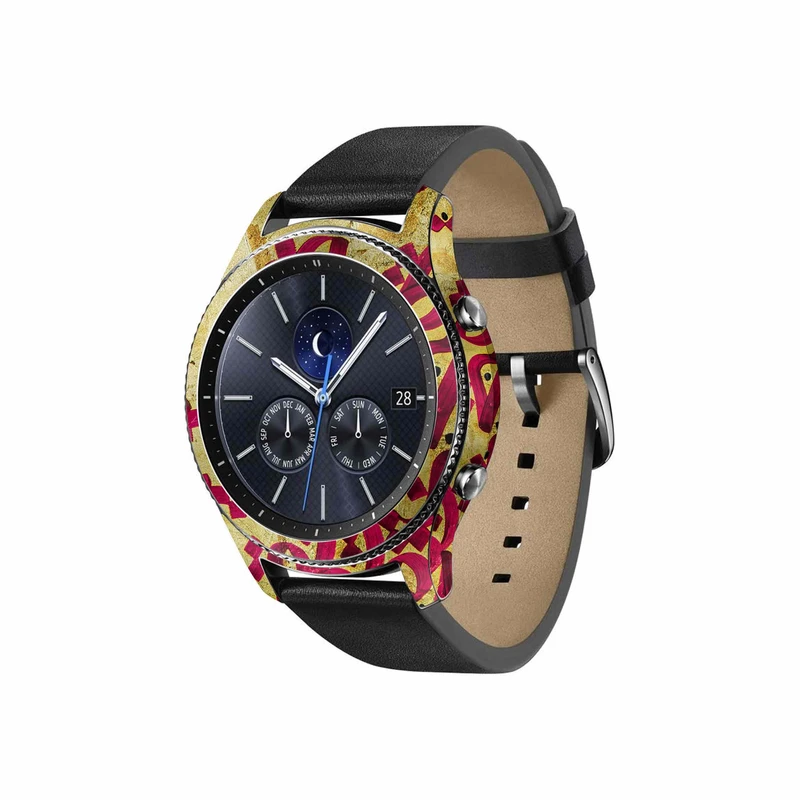 برچسب ماهوت طرح Nastaliq-5 مناسب برای ساعت هوشمند سامسونگ Galaxy Gear S3 Classic