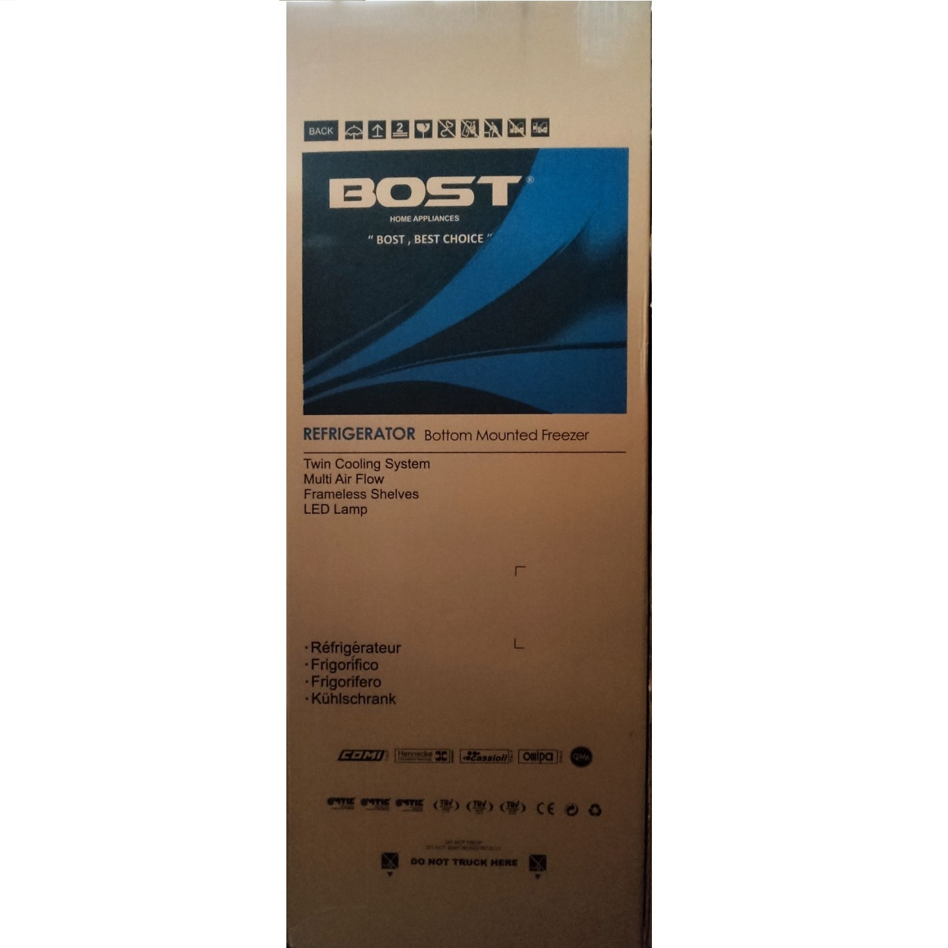 یخچال و فریزر 24 فوت بست مدل BRB-241-13 یخچال و فریزر 24 فوت بست مدل BRB-241-13