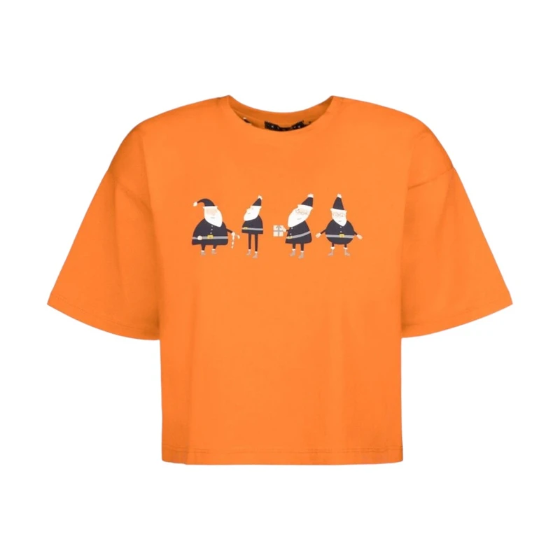 کراپ‌ تی‌شرت آستین کوتاه زنانه مدل SABA-2345