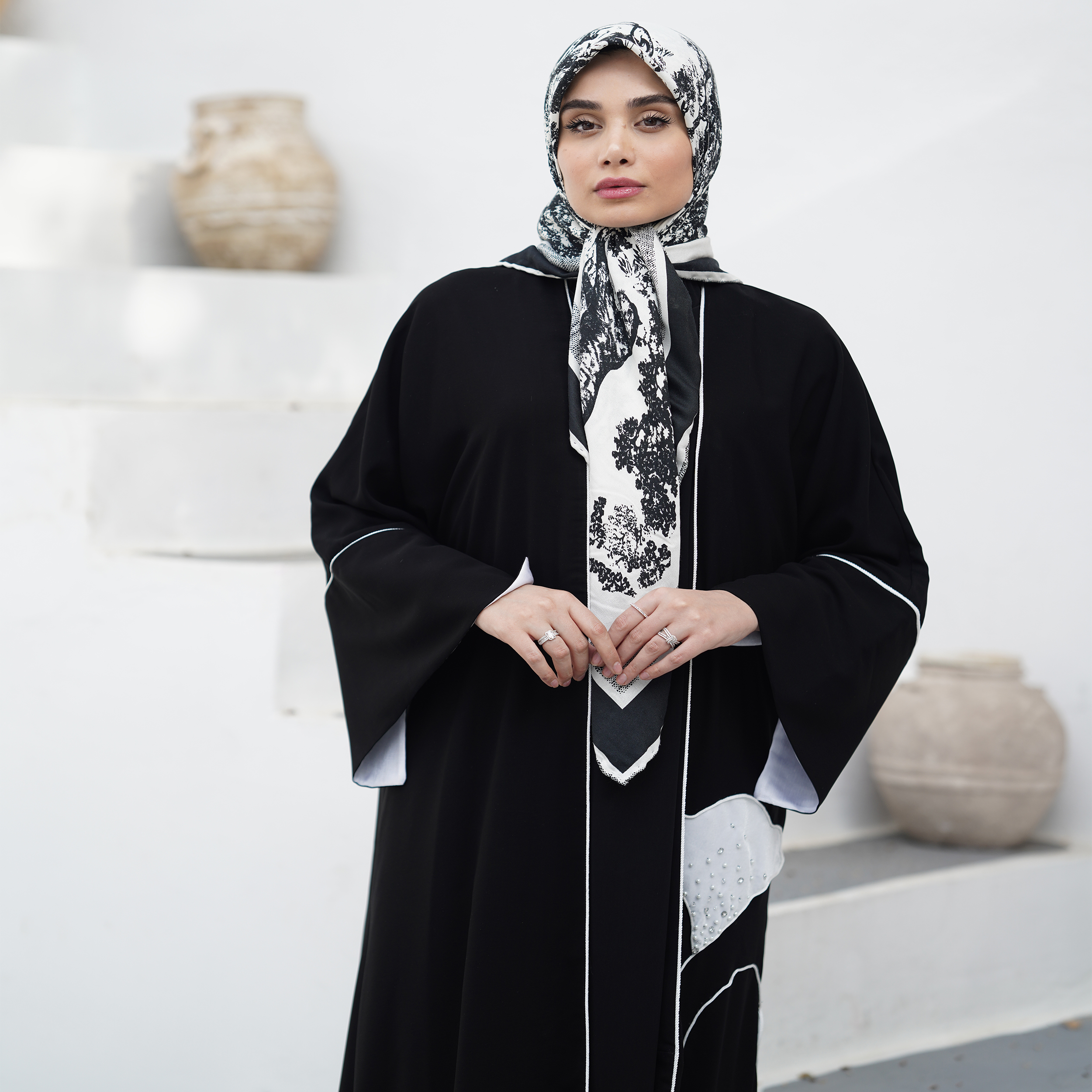 مانتو زنانه مدل عبایی کد 302