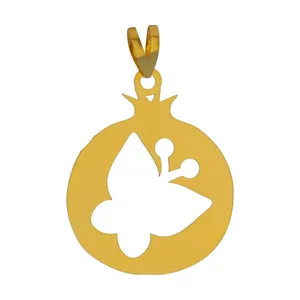 آویز گردنبند طلا 18 عیار زنانه الن نار مدل ELN1677