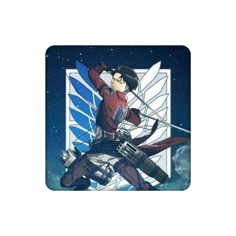 زیرلیوانی طرح انیمه Attack on titan لیوای کد 6804642