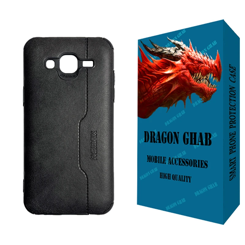 کاور دراگون قاب مدل چرم  مناسب برای گوشی موبایل سامسونگ Galaxy J5 2015 / J500