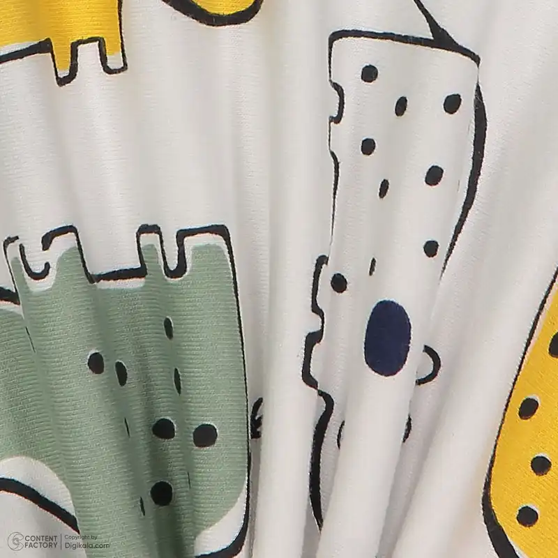 ست تیشرت آستین کوتاه و سرهمی نوزادی ایندیگو مدل 13223 رنگ سبز