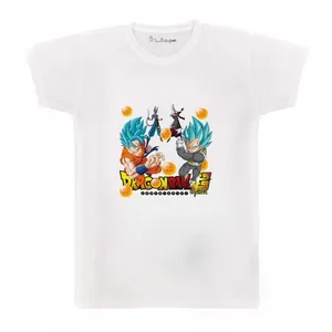 تی شرت بچگانه پرمانه طرح انیمه دراگون بال کد pmt.3775