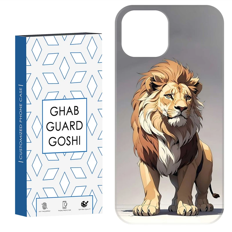 کاور قاب گارد گوشی طرح شیر کد Dimo-372 مناسب برای گوشی موبایل اپل  IPHONE 12 / 12 PRO   
