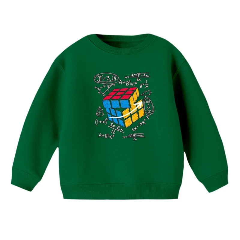 سویشرت بچگانه مدل مکعب روبیک 