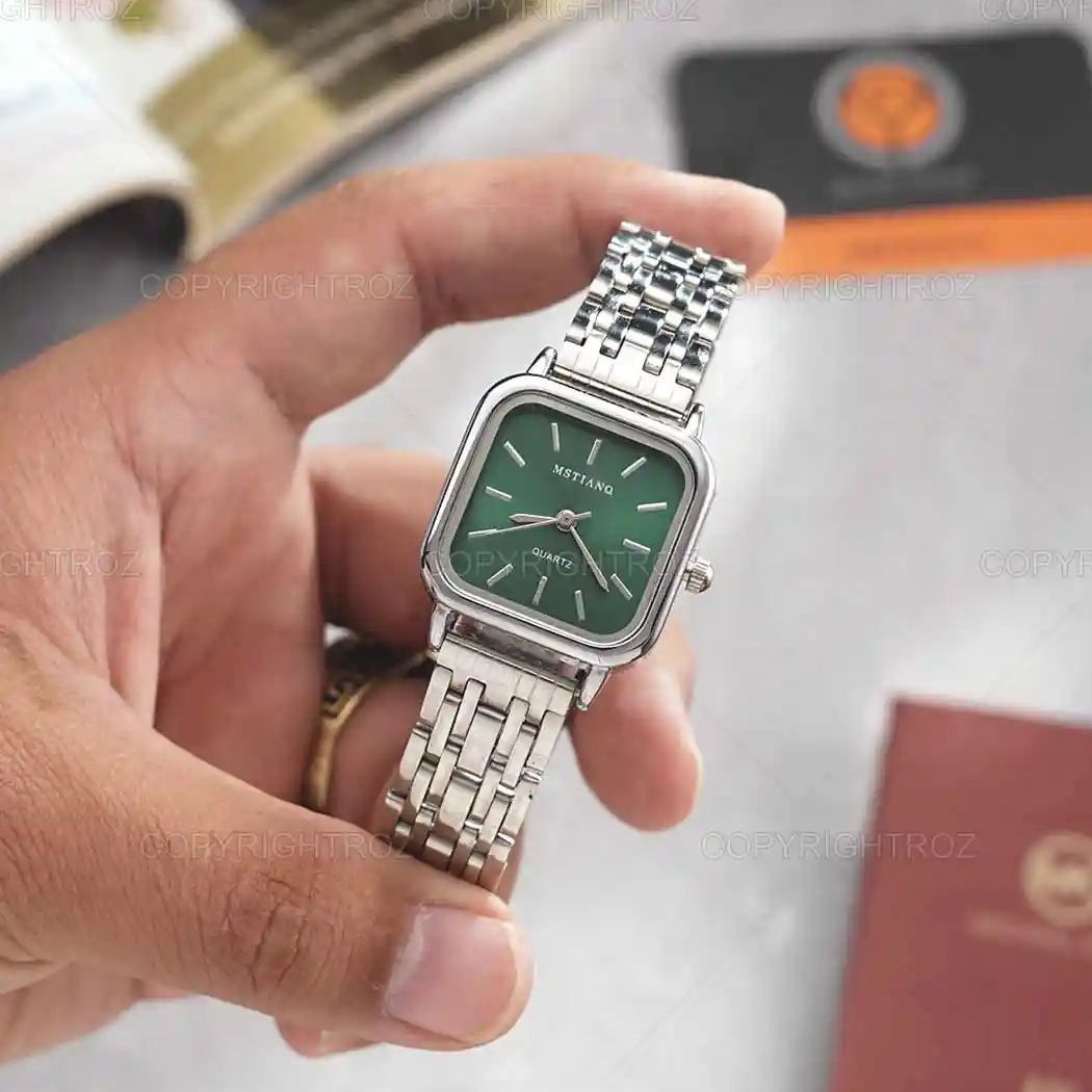 ساعت مچی عقربه ای زنانه مدل استیل_04 - - 5