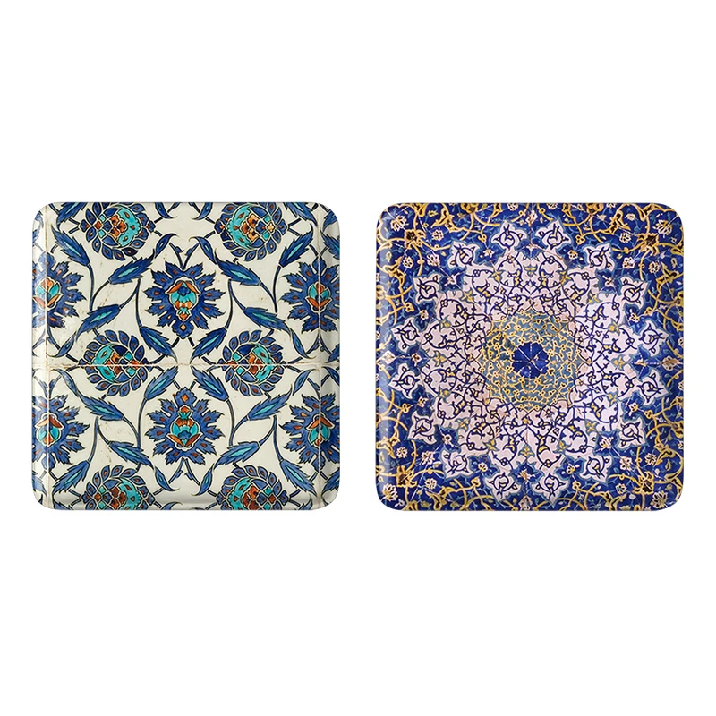 مگنت خندالو مدل کاشی کد 21792180 مجموعه 2 عددی