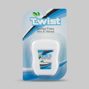 نخ دندان تویست مدل Mint & Waxed طول 50 متر