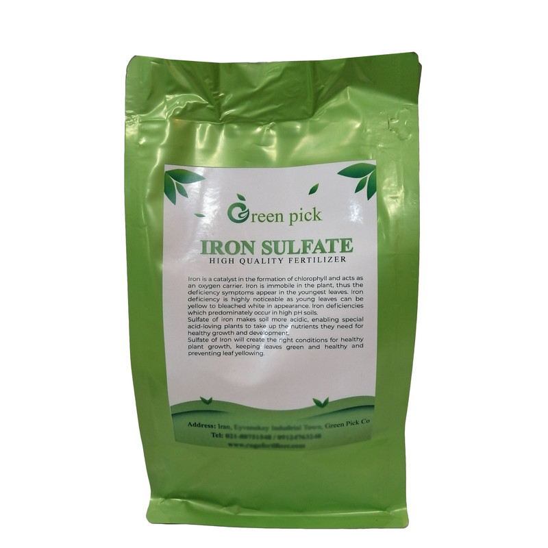 کود سولفات آهن گرین پیک مدل IRON SULFATE 1000 وزن یک کیلوگرم