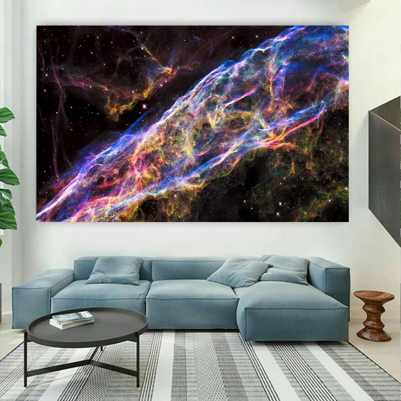 تابلو شاسی طرح کهکشان و ستارگان مدل سحابی نبولا کد AR5750