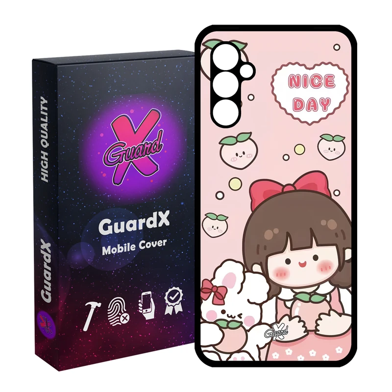 کاور گارد ایکس طرح دختر مدل Glass10522 مناسب برای گوشی موبایل سامسونگ Galaxy A24/A24 4G/M34 5G