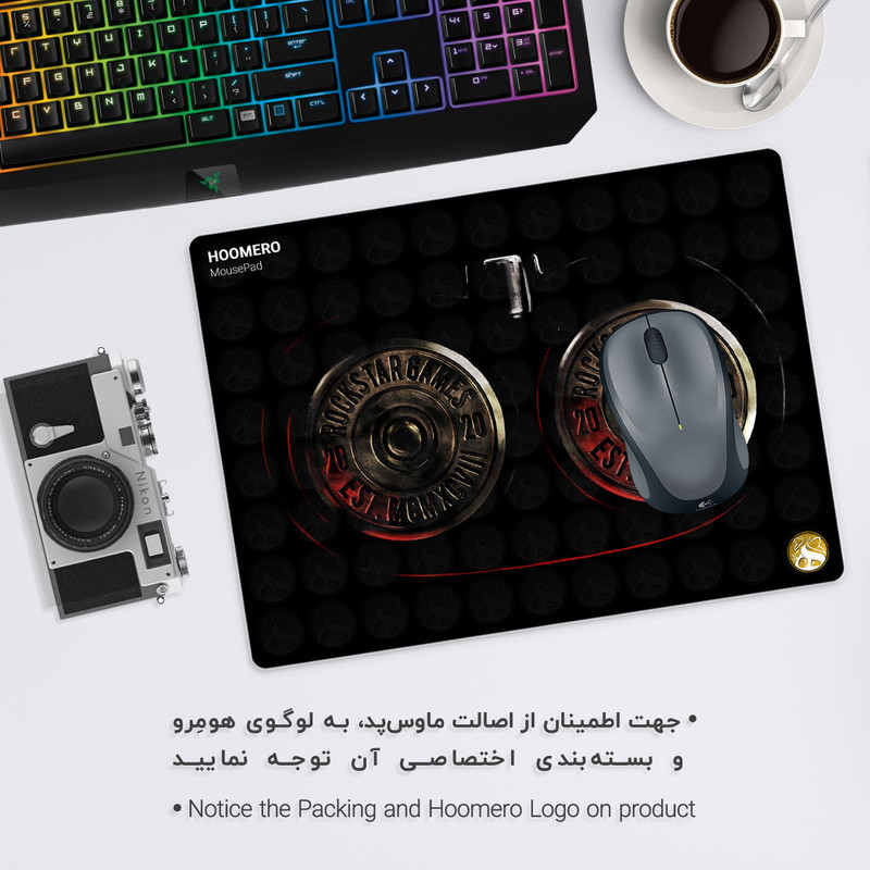 ماوس پد هومرو مدل A4511 طرح بازی Red Dead Redemption 1