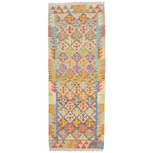 گلیم دستباف کناره طول دو متر سی پرشیا کد 813093