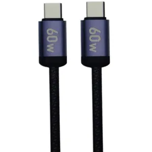 کابل USB-C ترانیو مدل 60W کد T-P21 طول 1 متر