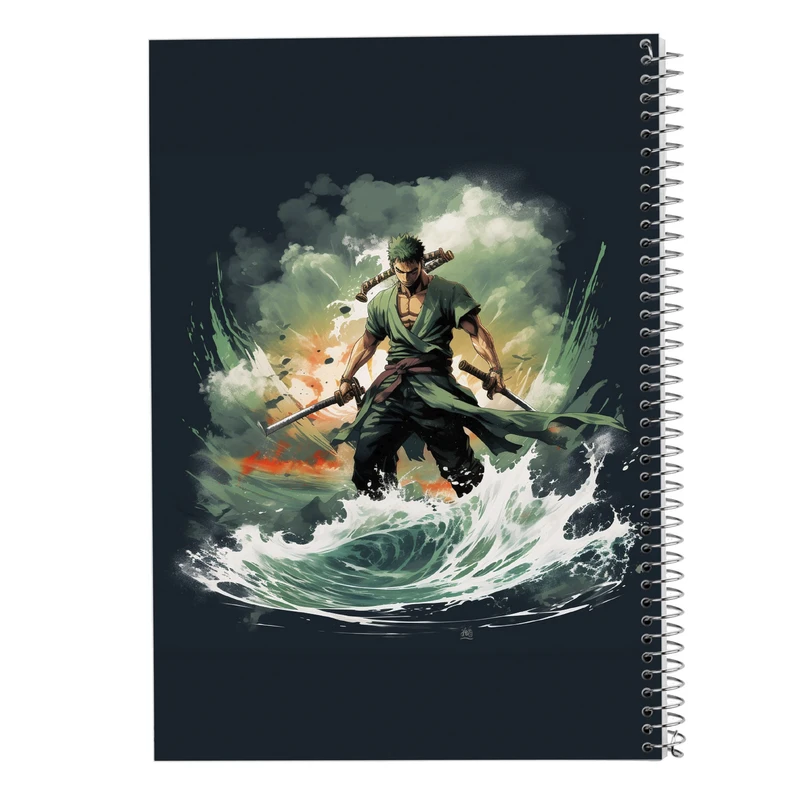 دفتر مشق 100 برگ مدوپد مدل وان پیس One Piece کد DF11692