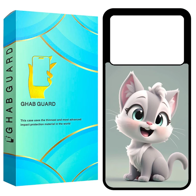 کاور قاب گارد طرح گربه مدل GCHPK70P مناسب برای گوشی موبایل شیائومی Redmi K70 Pro 5G / Poco F6 Pro