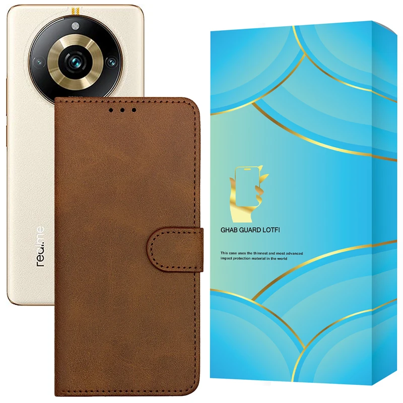 کیف کلاسوری قاب گارد لطفی مدل KKG مناسب برای گوشی موبایل ریلمی 11 Pro Plus