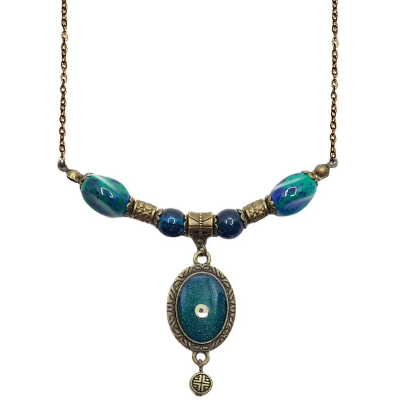 گردنبند زنانه مدل چشم نظر