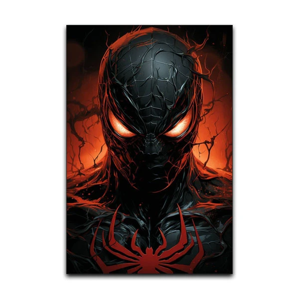 تابلو شاسی گوفی مدل اسپایدرمن و ونوم مرد عنکبوتی مارول طرح Spiderman and Venom کد BKORG72