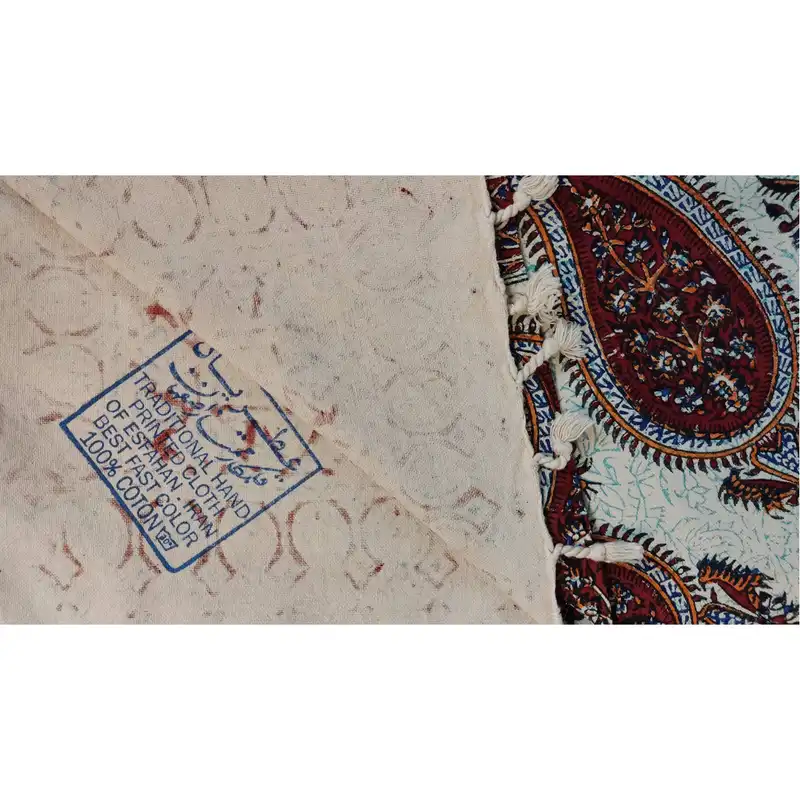 رومیزی قلمکار عطریان طرح شقایق کد G474