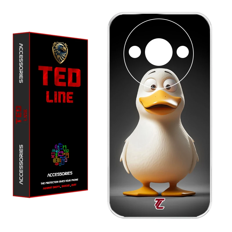 کاور تد لاین طرح اردک کد 1124 مناسب برای گوشی موبایل شیائومی Redmi A3