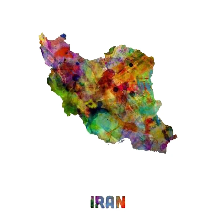 استیکر پارچه و لباس پاد آفرین مدل ایران کد 606.3 بسته 3 عددی