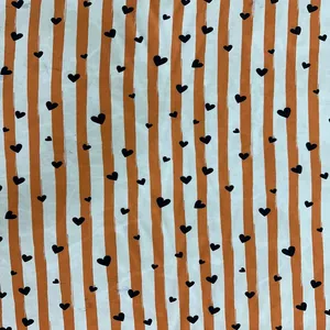 پارچه لباس عرض 1.5 متر مدل کرپ حریر رنگ نارنجی