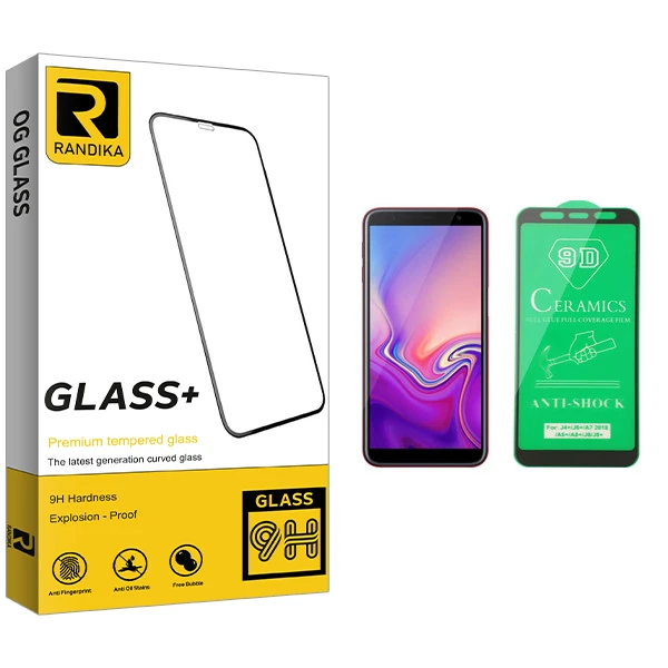 محافظ صفحه نمایش سرامیکی راندیکا مدل GLD مناسب برای گوشی موبایل سامسونگ Galaxy J6 Plus
