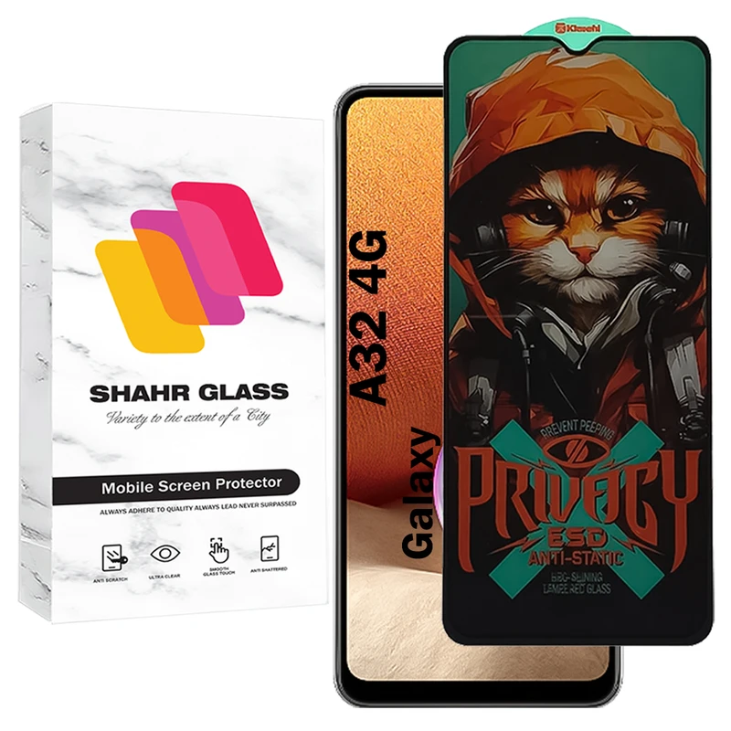 محافظ صفحه نمایش شهر گلس مدل CATPRV مناسب برای گوشی موبایل سامسونگ Galaxy A32 4G