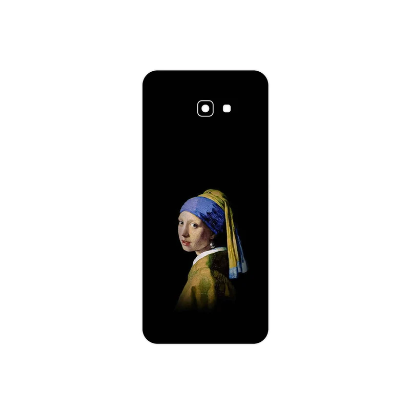 برچسب پوششی ماهوت مدل Girl with a Pearl Earring of Vermeer مناسب برای گوشی موبایل سامسونگ Galaxy J4 Plus