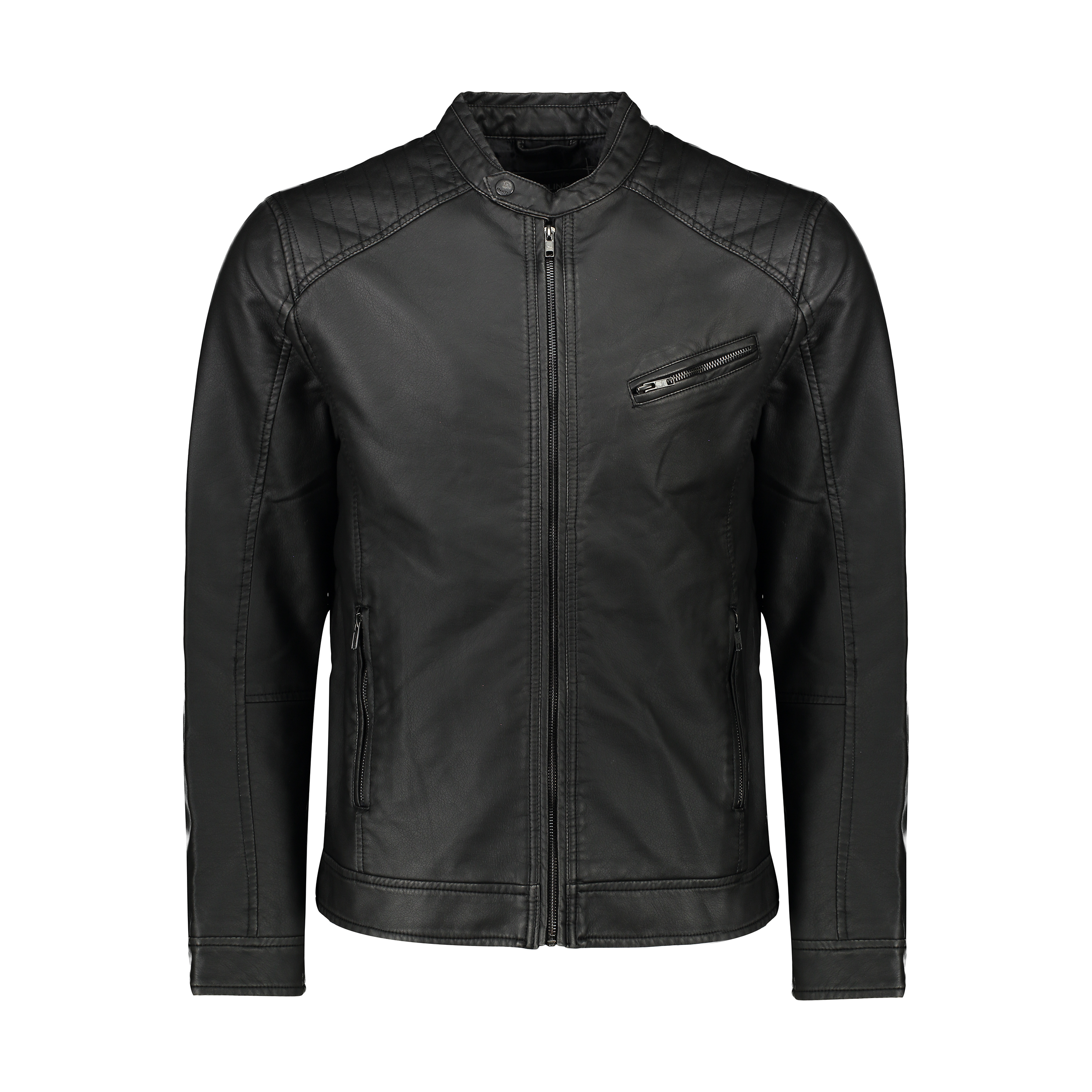 کت چرم مردانه کالینز مدل CL1036130-BLK