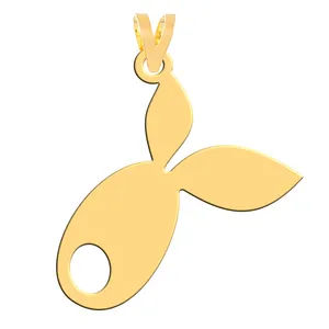 آویز گردنبند طلا 18 عیار زنانه فرشته مدل ماهی WNL-000410