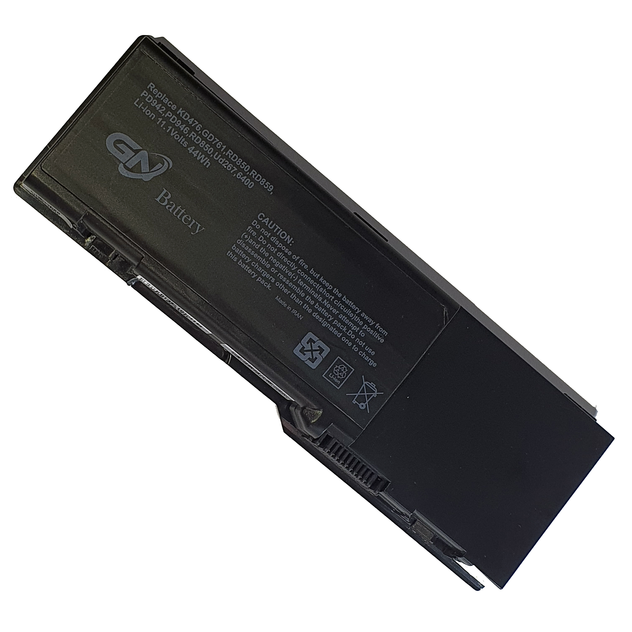 باتری لپ تاپ 6 سلولی گلدن نوت بوک جی ان مدل INS 6400 مناسب برای لپ تاپ دل Inspiron 1501/ Inspiron 6400/ Inspiron E1505/ Latitude 131L/ Vostro 1000 