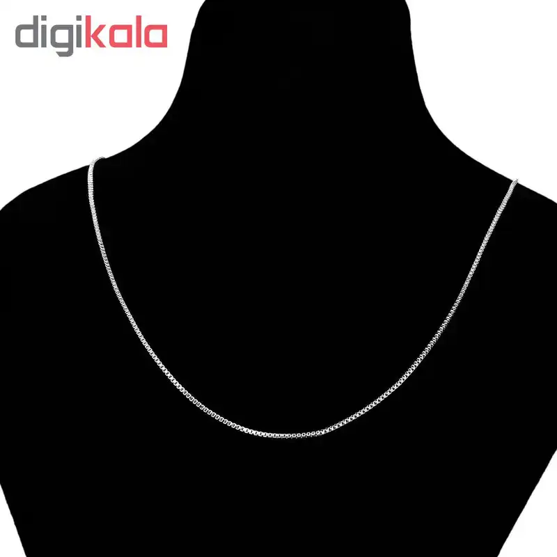 زنجیر استیل ترنم بهار مدل کلاسیک نقره ای و طلایی ماری کد 03