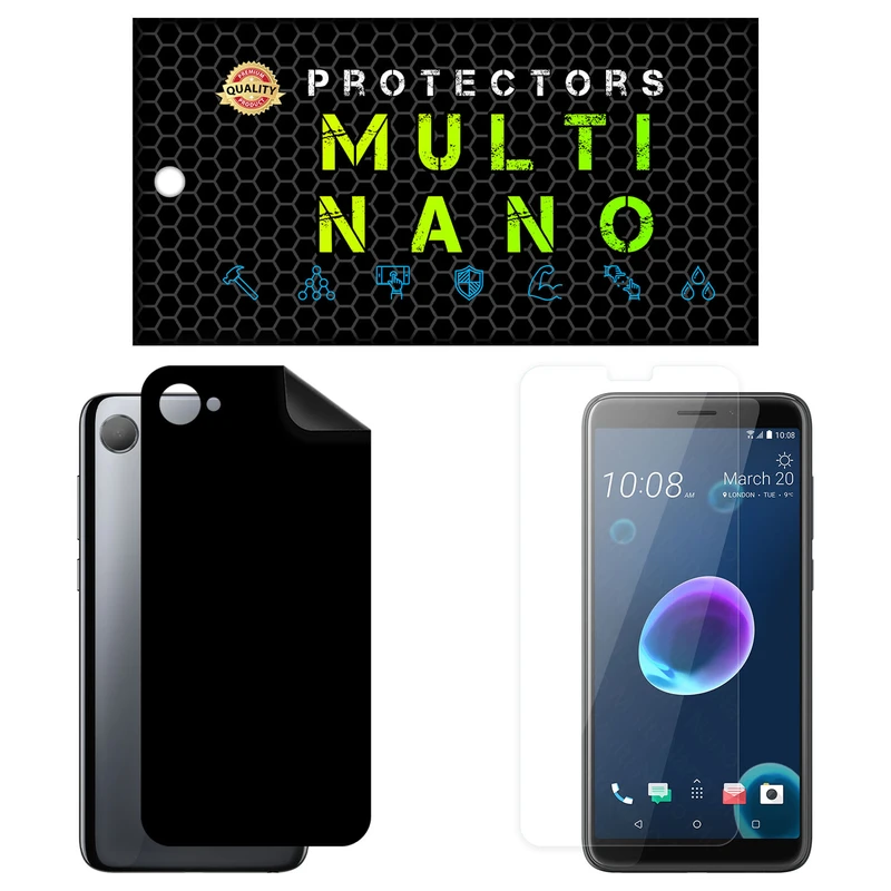 محافظ صفحه نمایش مولتی نانو مدل X-SFM مناسب برای گوشی موبایل اچ تی سی Desire 12 به همراه برچسب پوششی