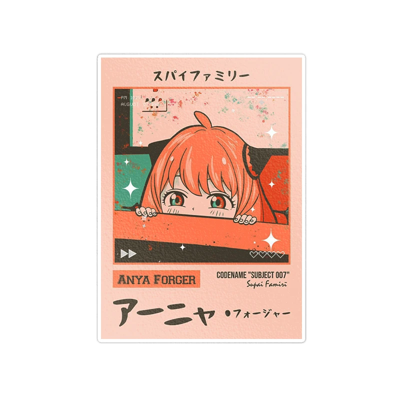     استیکر لپ تاپ ماسا دیزاین طرح ANIME مدل STKA00311