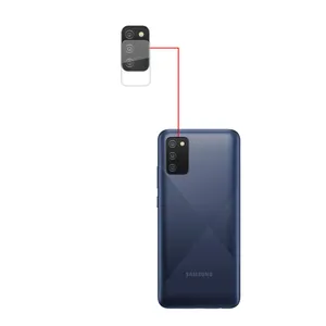 محافظ لنز دوربین مدل PG مناسب برای گوشی موبایل سامسونگ Galaxy A02S
