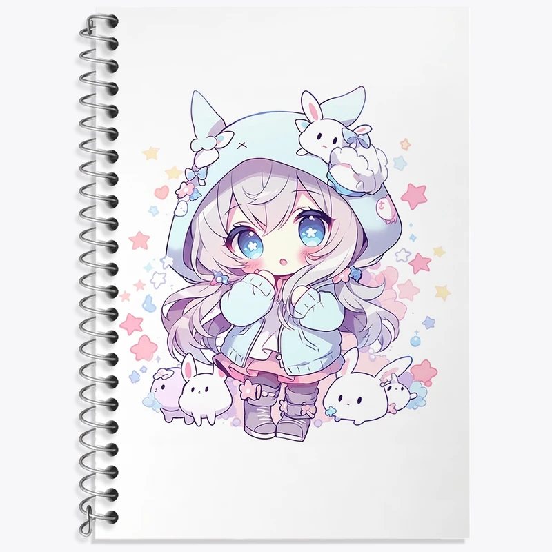 دفتر لغت 50 برگ خندالو طرح دخترانه (Girlish) کد 36898