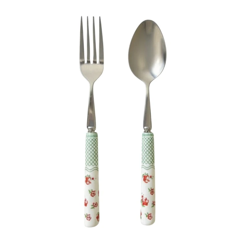 سرویس قاشق و چنگال 12 پارچه 6 نفره مدل Flower