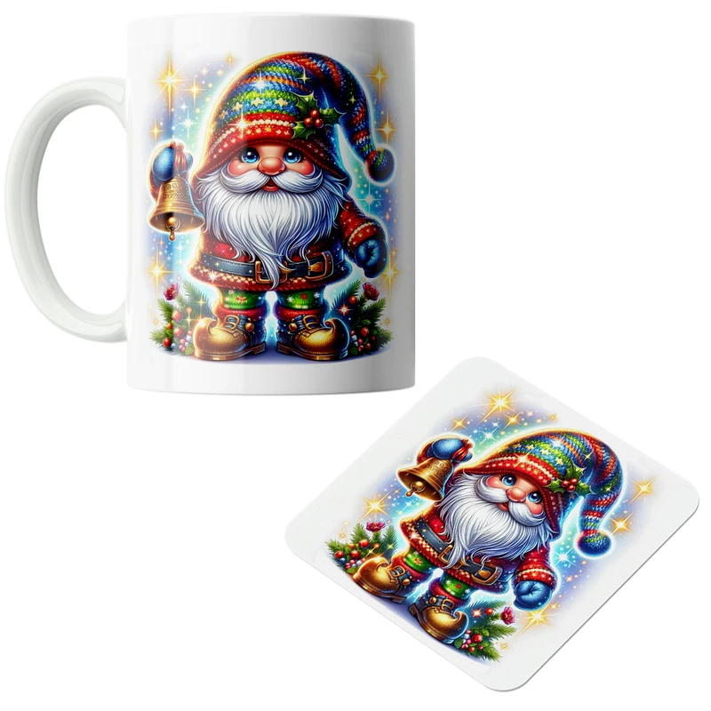 ماگ مدل کریسمس کد DKC655 به همراه زیر لیوانی