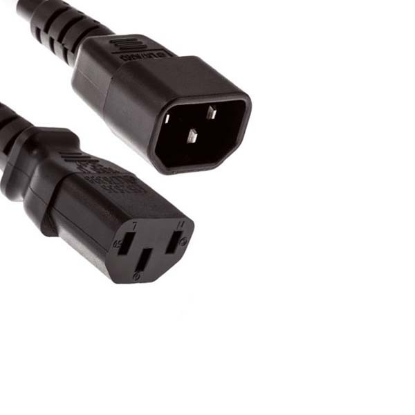 کابل برق بک تو بک بافو مدل 3x1.5 mm-C14-C13 طول 1.2 متر