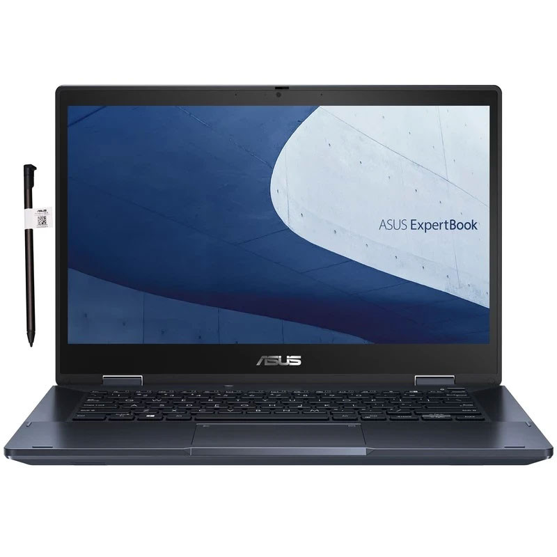 لپ تاپ 14 اینچی ایسوس مدل ExpertBook B3 Flip B3402FVA-I716512B8D-i7 1355U-40GB DDR4 3200MHz-512GB SSD-Touch-Backlit به همراه قلم - کاستوم شده