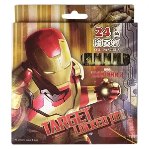 پاستل 24 رنگ مدل IRONMAN 