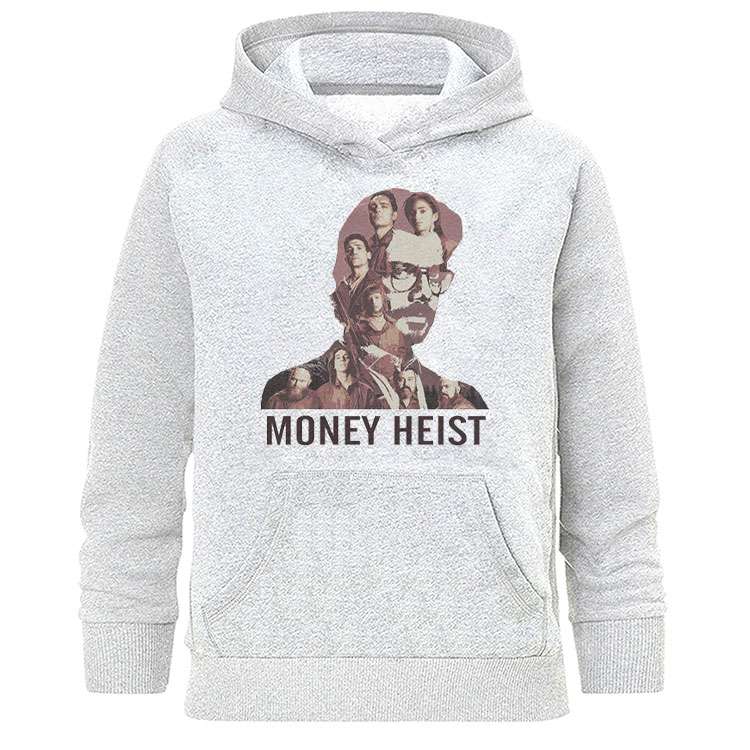 هودی زنانه طرح Money Heist مدل H543
