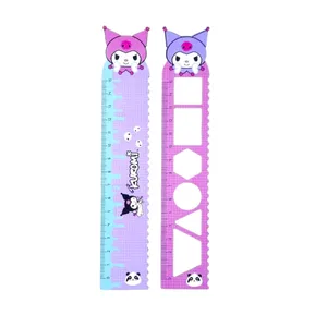 خط کش 15سانتی متری مدل کرومی کد mn12 بسته 2 عددی