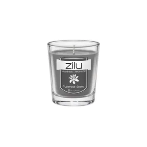 شمع لیوانی معطر زیلو مدل شات با رایحه گل مریم زمان اتمام 20 ساعت
